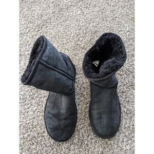 UGG Classic Short Boots Womens Size 9 Black 1016223